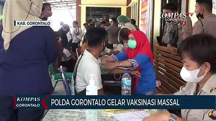 Polda Gorontalo Gelar Vaksinasi Massal