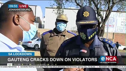 Gauteng police cracks down on law breakers