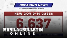 DOH reports 6,637 new cases, bringing the national total to 1,339,457, as of JUNE 17, 2021