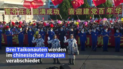 Erste bemannte Mission zu Chinas neuer Raumstation gestartet