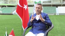 GİRESUN - Giresunspor Kulübü Başkanı Hakan Karaahmet'in hedefi Süper Lig'de kalıcı olmak