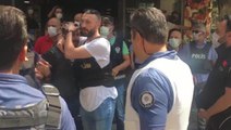 HDP İzmir il binası önünde silah sesleri! Özel harekat polisleri bir kişiyi gözaltına aldı