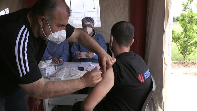 KIRKLARELİ - Trakya'da OSB çalışanları aşılama faaliyetlerine yoğun ilgi gösteriyor