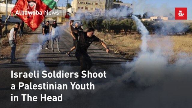 Israeli Soldiers Shoot a Palestinian Youth in The Head