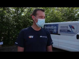 Thierry Bricaud avant le Championnat de France du contre-la-montre 2021 à Epinal