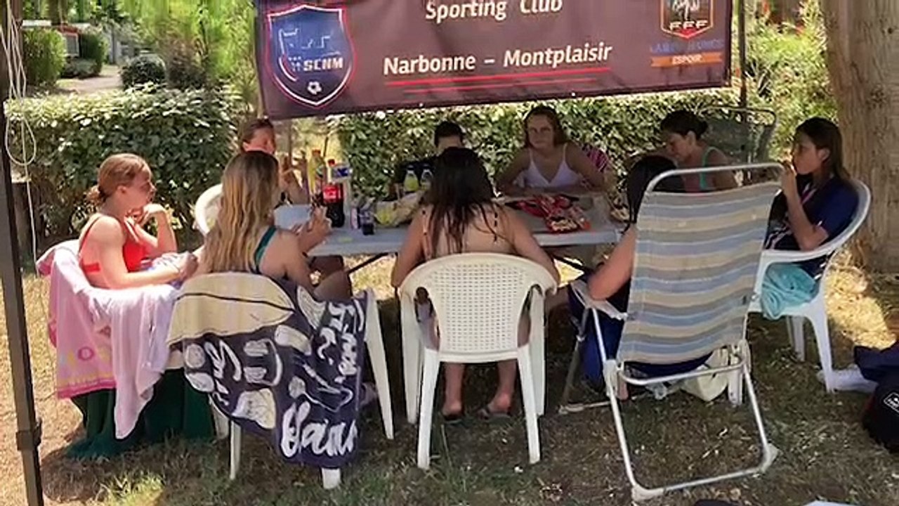 NOS FEMININES EN STAGE A SERIGNAN PLAGE 5 ET 6 JUIN