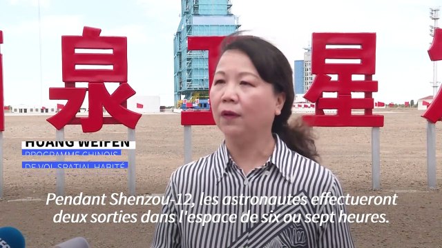 Chine: décollage de la première mission habitée vers la station spatiale chinoise
