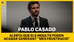 Pablo Casado alerta que els indults poden acabar generant 
