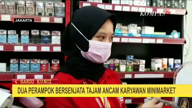 Dua Perampok Bersenjata Tajam Ancam Karyawan Minimarket di Jakbar, Rp 28 Juta Raib