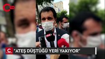 CHP heyeti HDP İzmir il binası önüne geldi