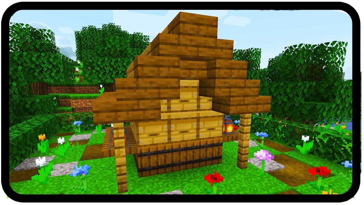 How to make a honey farm in Minecraft design