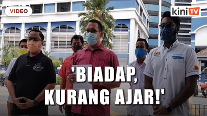 下载视频: 'Kenyataan Takiyuddin biadap, kurang ajar!' - Pemuda PH lapor polis