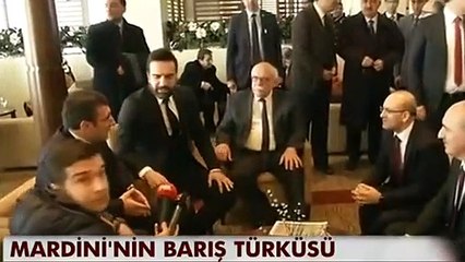 Berdan Mardini barış için türkü besteledi