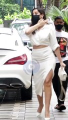 Nora Fatehi Spotted At T- Series Andheri