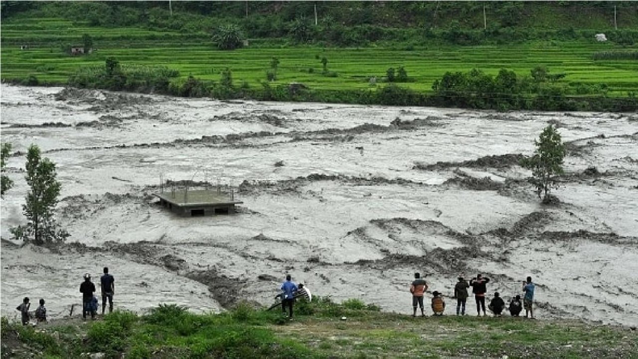 Caught on Cam: Flash floods hit Nepal, several missing