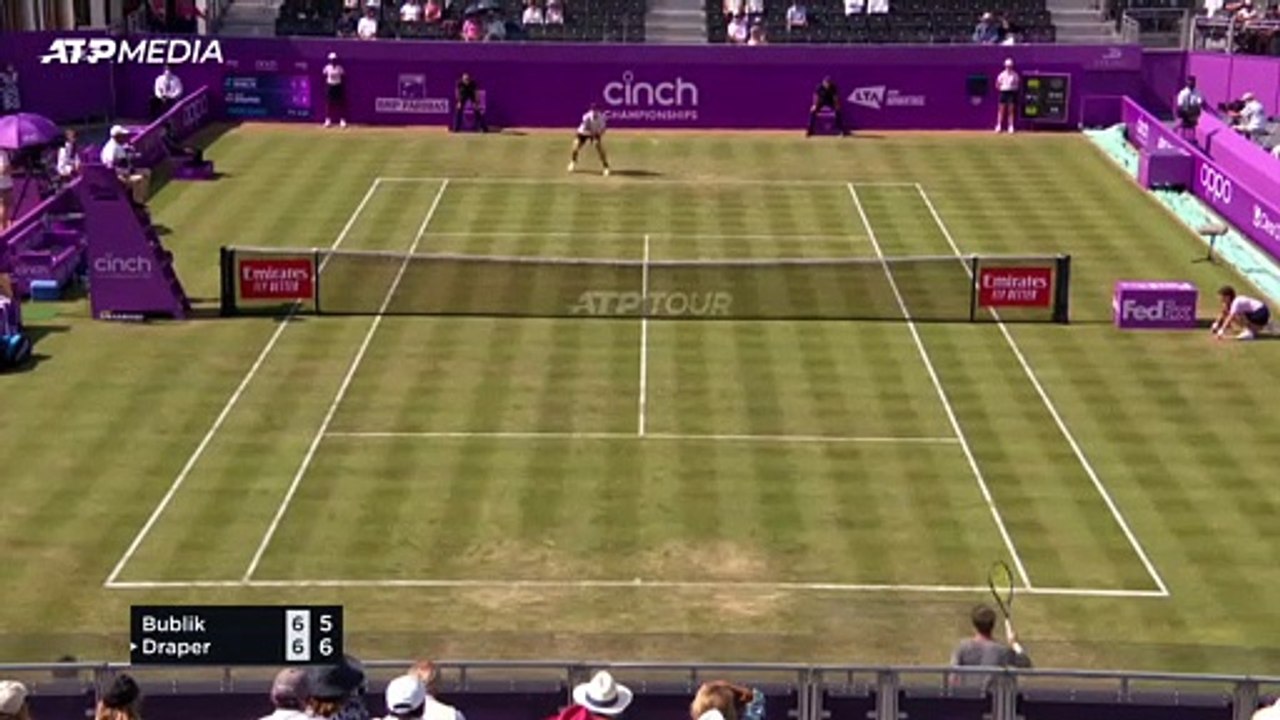 Draper survives two tiebreaks to beat Bublik at Queens