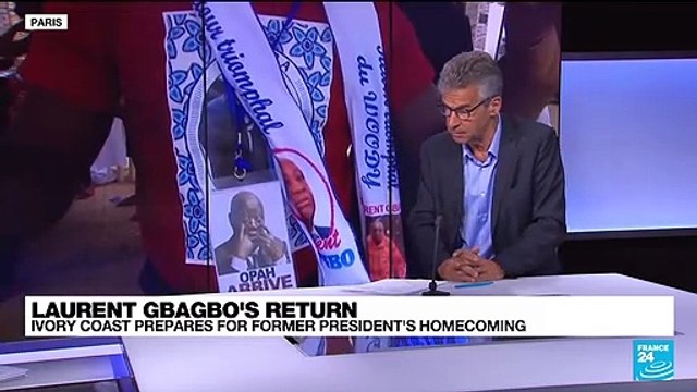 Ivory Coast's former president Gbagbo flies home after decade in exile