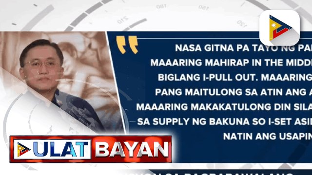 Suspensyon sa pagpapawalang bisa ng VFA, suportado ni Sen. Go