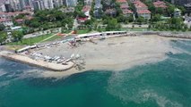 Anadolu Yakası sahillerinde müsilaj yoğunluğu yer yer devam ediyor
