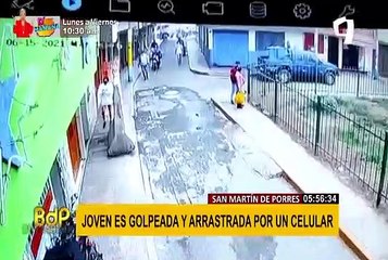 SMP: joven es arrastrada y golpeada por tratar de resistirse a robo