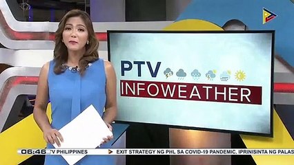 PTV INFO WEATHER: Mahinang habagat, patuloy na umiiral sa hilagang Luzon; Visayas at ilang bahagi ng Luzon, makararanas ng thunderstorms ngayong gabi