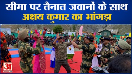 LOC पर तैनात जवानों से मिले Actor Akshay Kumar, School Construction के लिए दिए 1 crore