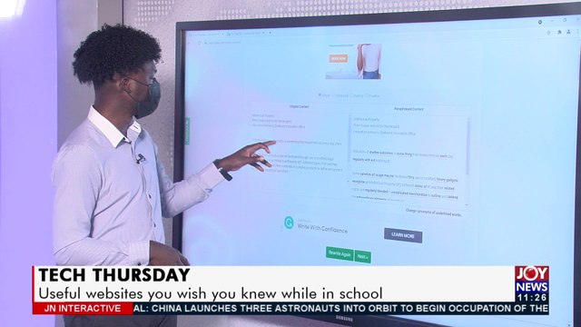 Tech Thursday: Useful websites you wish you knew while in school - JoyNews Interactive (17-6-21)