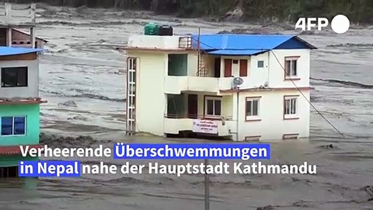 Verheerende Überschwemmungen in Nepal