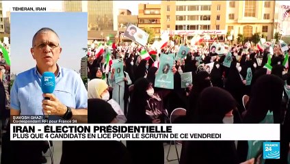 Élection présidentielle en Iran : plus que quatre candidats en lice pour le scrutin