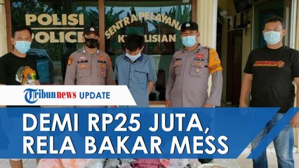 Demi Miliki Uang Rp25 Juta Milik Bos, Pria di Tulangbawang Nekat Bakar Mess Karyawan Perusahaan