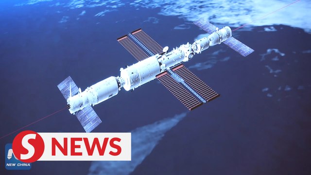 China's Shenzhou-12 crewed spacecraft docks with space station module