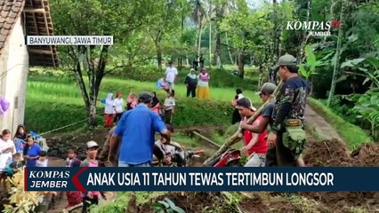 3 Rumah Roboh Diterjang Longsor, Anak 11 Tahun Tewas Tertimbun