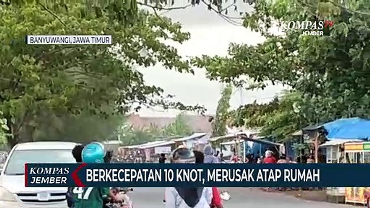 Detik-Detik Puting Beliung Terjang Pesisir, Warga Panik Berlarian
