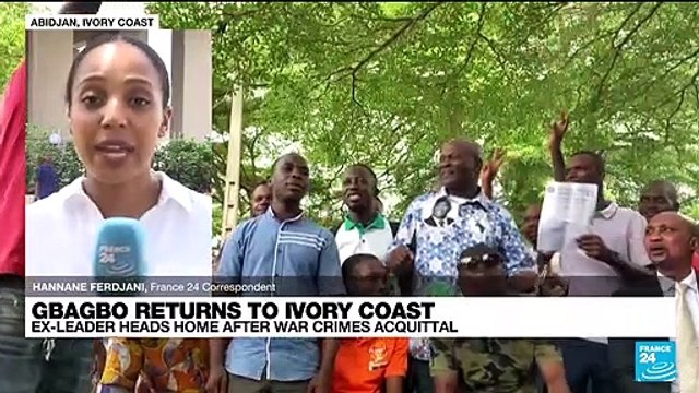 Former president Laurent Gbagbo returns to Ivory Coast