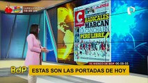 Pamela Acosta lee las portadas de los periódicos Buenos días Perú - jueves 17 de junio 2021