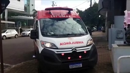 Gestante é socorrida pelo Samu em ambulatório na Região Central de Cascavel