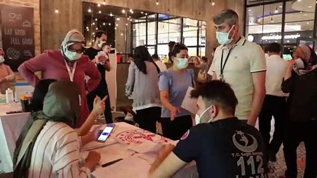 GAZİANTEP - Sanko Park AVM'de Kovid-19 aşı istasyonu kuruldu