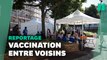 À Montreuil, la vaccination au pied des immeubles des quartiers populaires