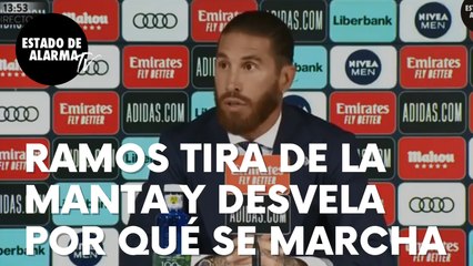 Sergio Ramos tira de la manta y desvela por qué se marcha del Real Madrid: “Yo no me había enterado”