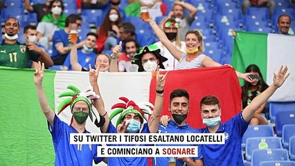 Télécharger la video: Euro2020, Italia agli ottavi dopo il 3-0 alla Svizzera. I tifosi su Twitter: 