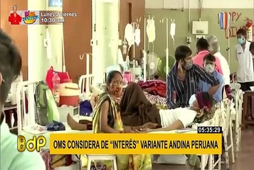 OMS califica “de interés” a la variante andina