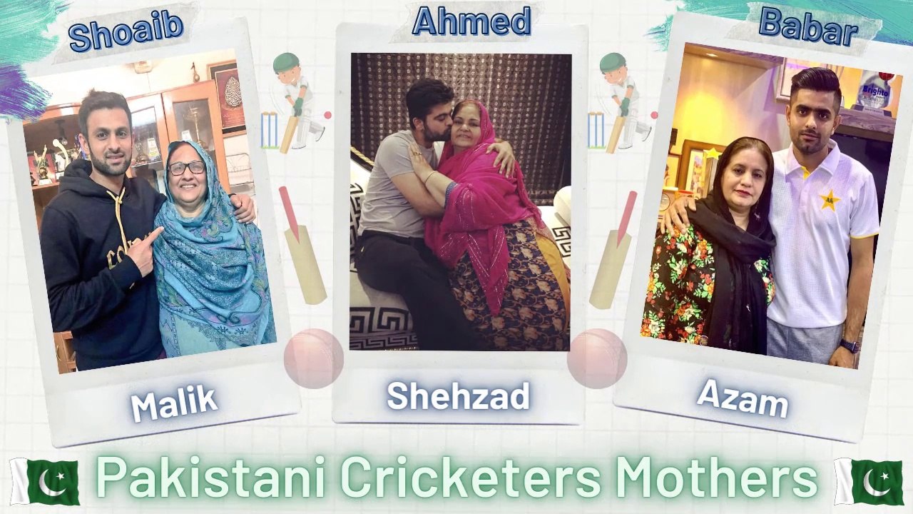 Famous Pakistani Cricketers with Their Mothers || Mothers of Pakistani Cricketers