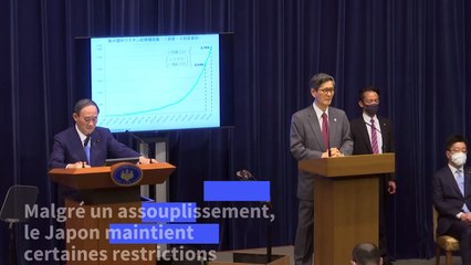 Japon: état d'urgence levé, mais des restrictions maintenues à un mois des JO