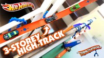 Insane 3-Storey High Hot Wheels Track using Trackipede | Keith's Toy Box