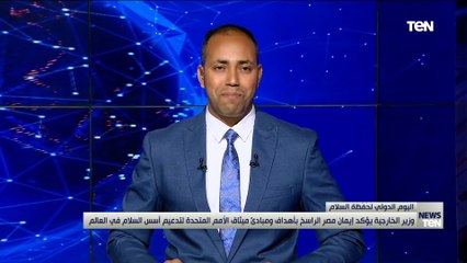 وزير الخارجية يؤكد إيمان مصر الراسخ بأهداف ومبادئ ميثاق الأمم المتحدة لتدعيم أسس السلام في العالم