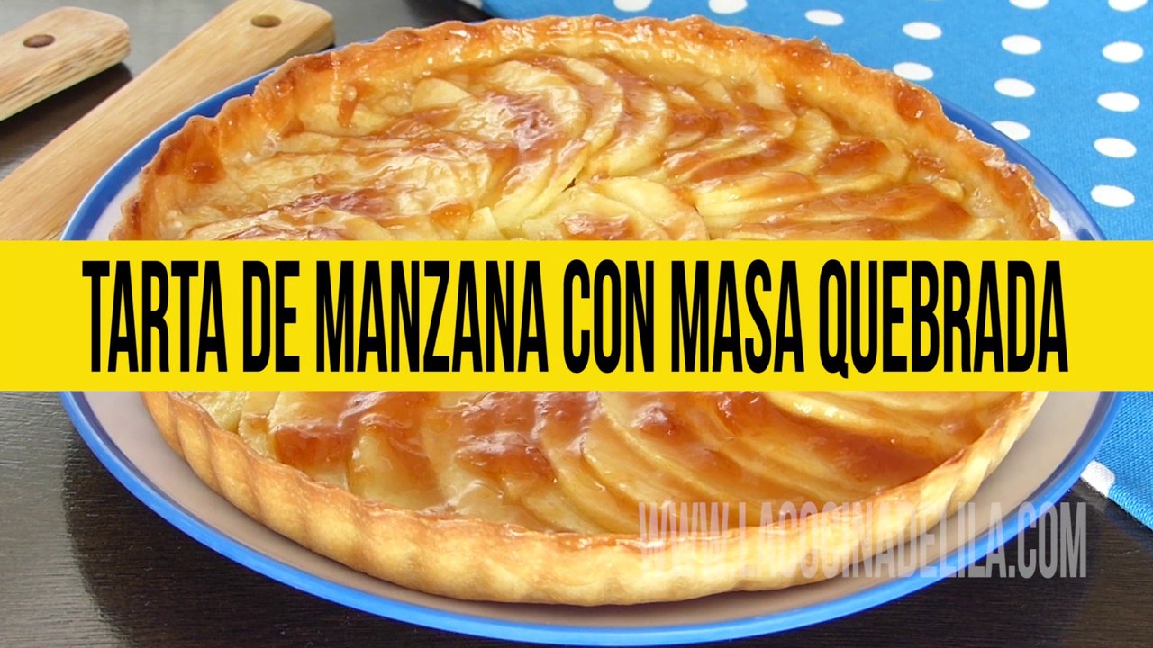 Cómo hacer tarta de manzana con masa quebrada ✅