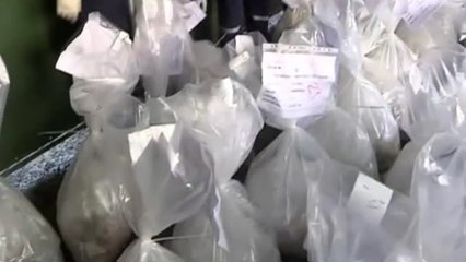 Incineran en Perú un gran alijo de 30 toneladas de droga