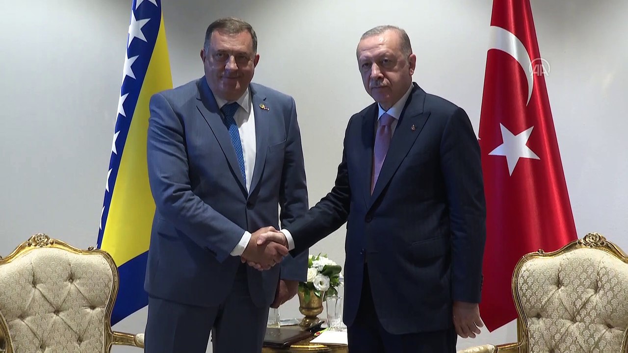 ANTALYA - Cumhurbaşkanı Erdoğan, Bosna-Hersek Devlet Başkanlığı Konseyi üyeleriyle görüştü