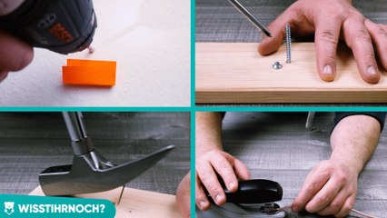 11 Heimwerker Tricks, die selbst deinen Papa zum Staunen bringen!