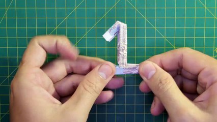 money origami number 1 demo - origami money vietnam